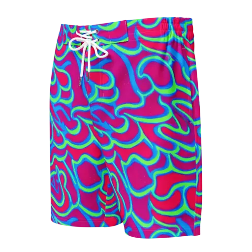 Aquatic Ember on a Men's Board Shorts