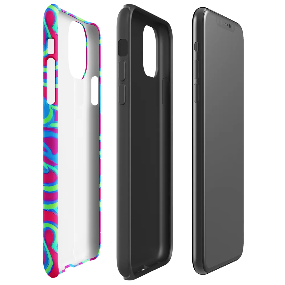 Aquatic Ember on Tough Case for iPhone® — Right