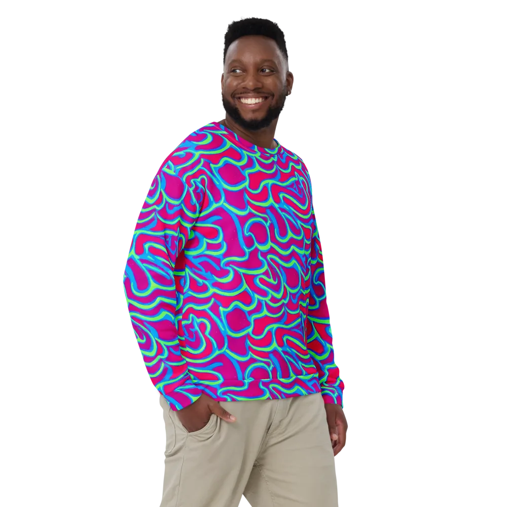 Aquatic Ember on Sweatshirt — Front