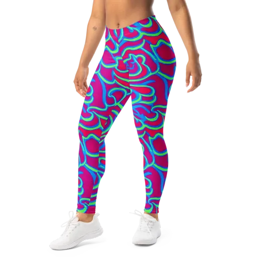 Aquatic Ember on a Leggings