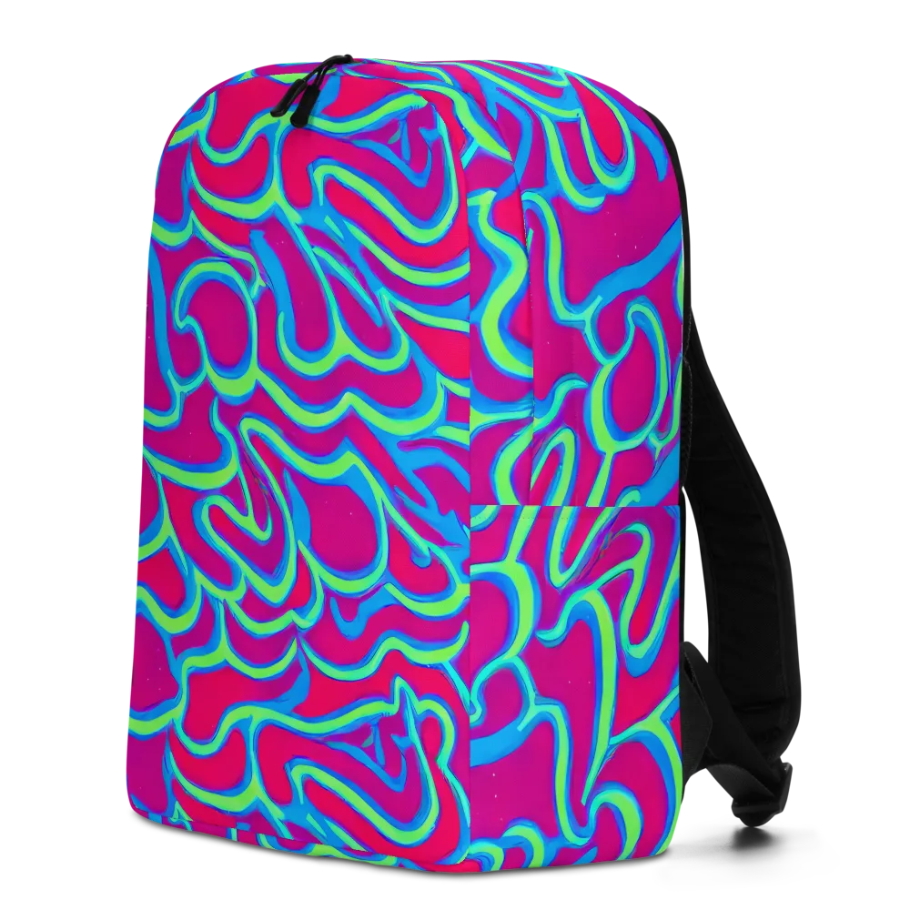 Aquatic Ember on Minimalist Backpack — Left