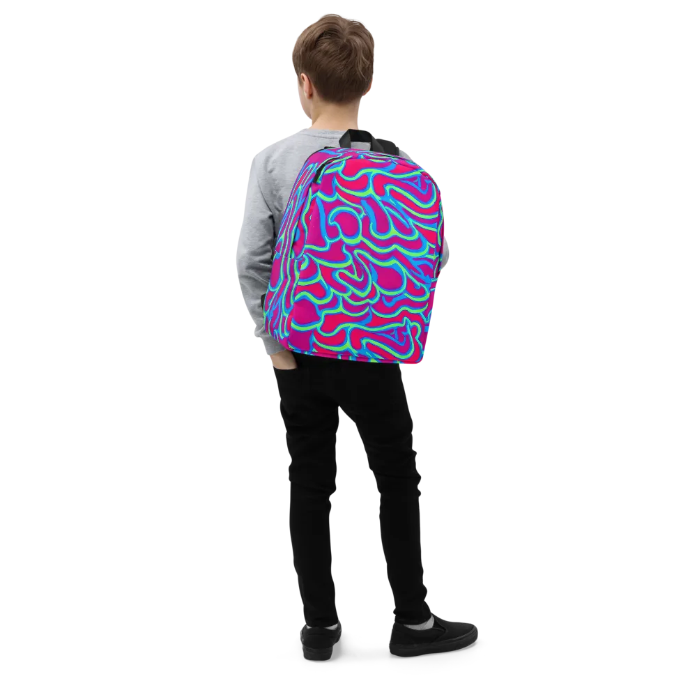 Aquatic Ember on Minimalist Backpack — Right Front