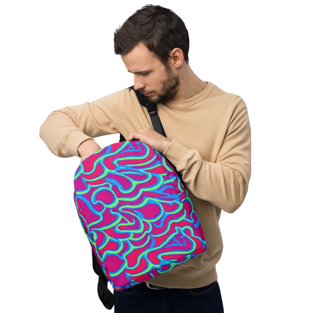 Aquatic Ember on Minimalist Backpack — Front