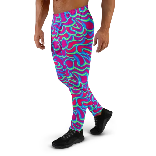 Aquatic Ember on a Men's Joggers