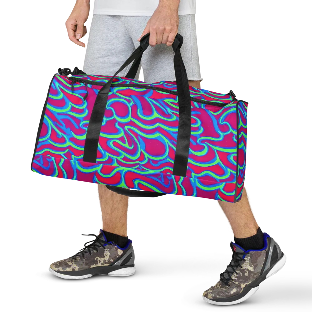 Aquatic Ember on Duffle Bag — Front