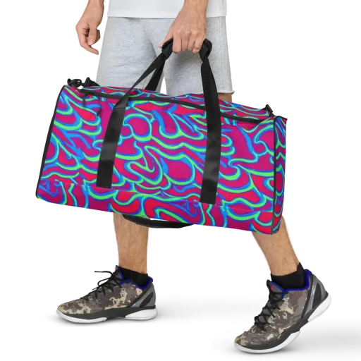Aquatic Ember on a Duffle Bag