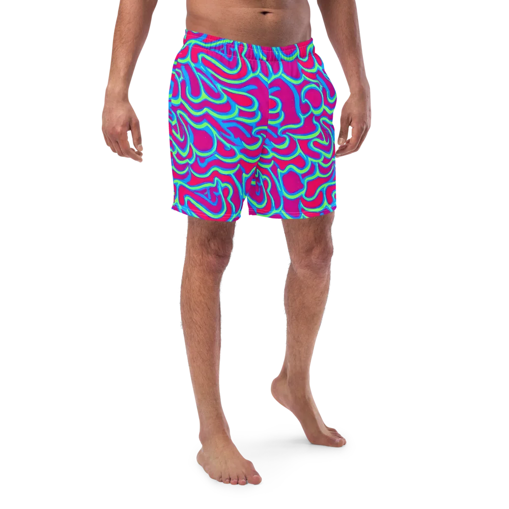 Aquatic Ember on Swim Trunks — Front