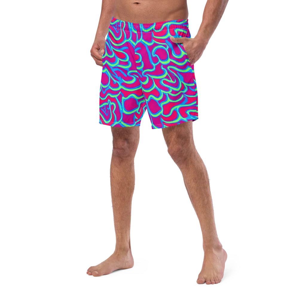 Aquatic Ember on Swim Trunks — Left Front