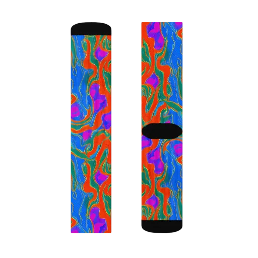 Childish Strokes on a Socks