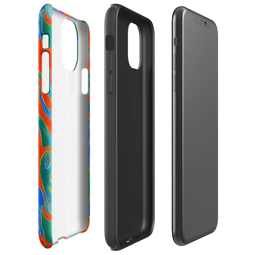 Childish Strokes on Tough Case for iPhone® — Right