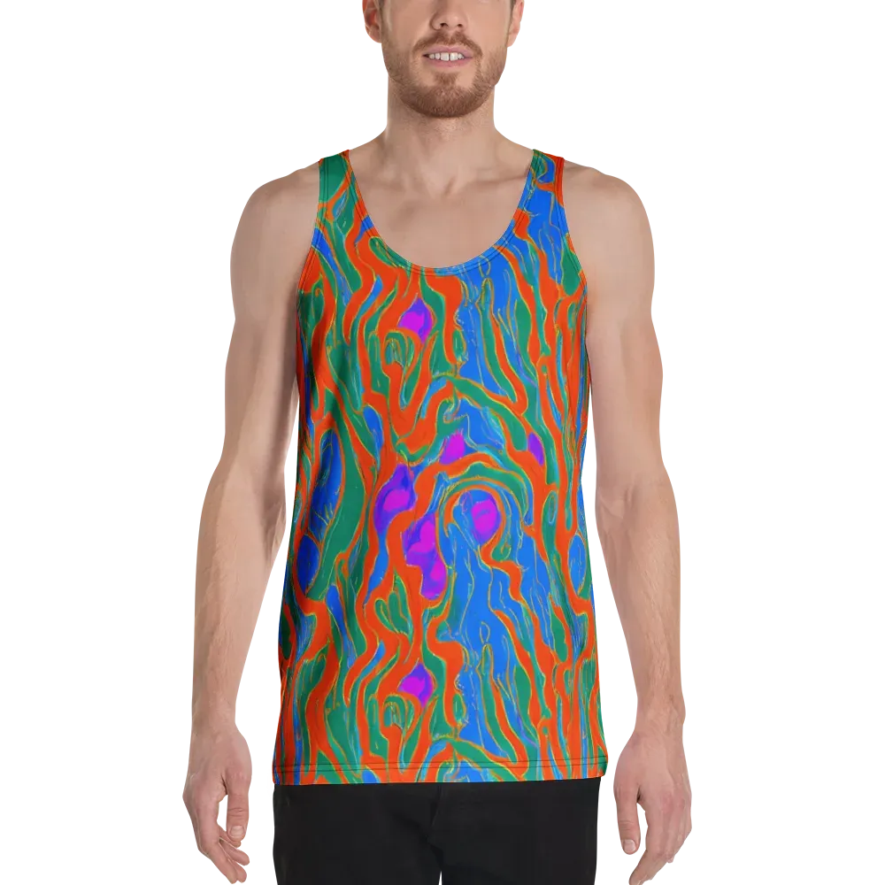 Childish Strokes on Men's Tank Top — Front