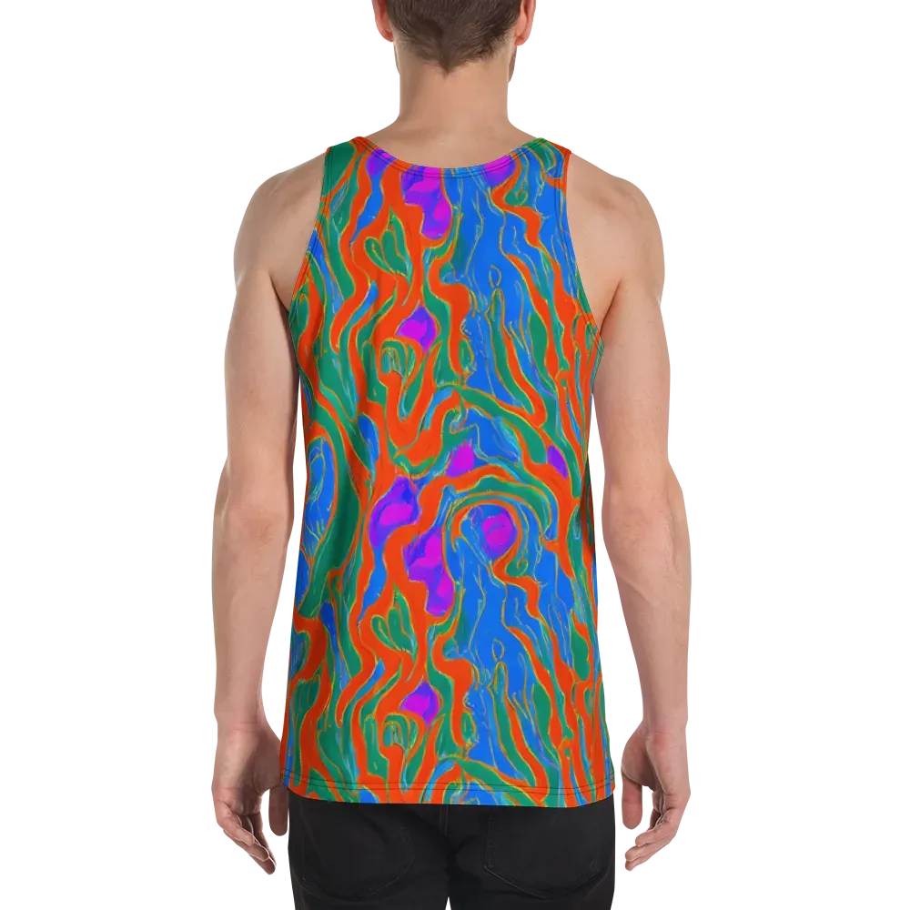 Childish Strokes on Men's Tank Top — Back