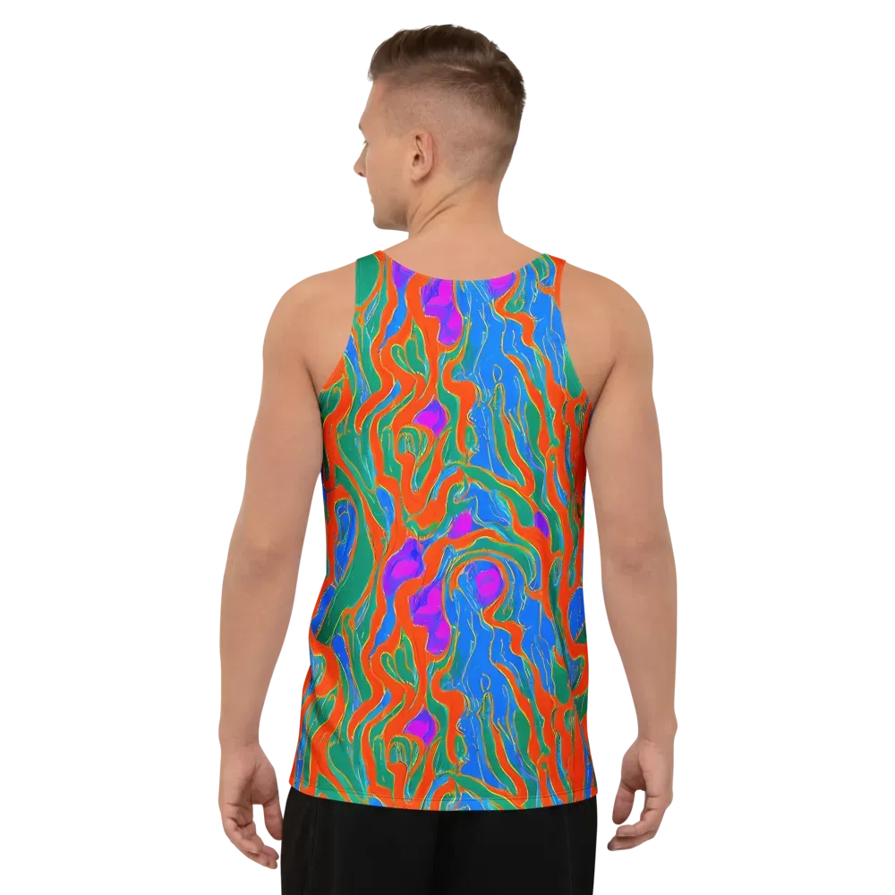 Childish Strokes on Men's Tank Top — Back