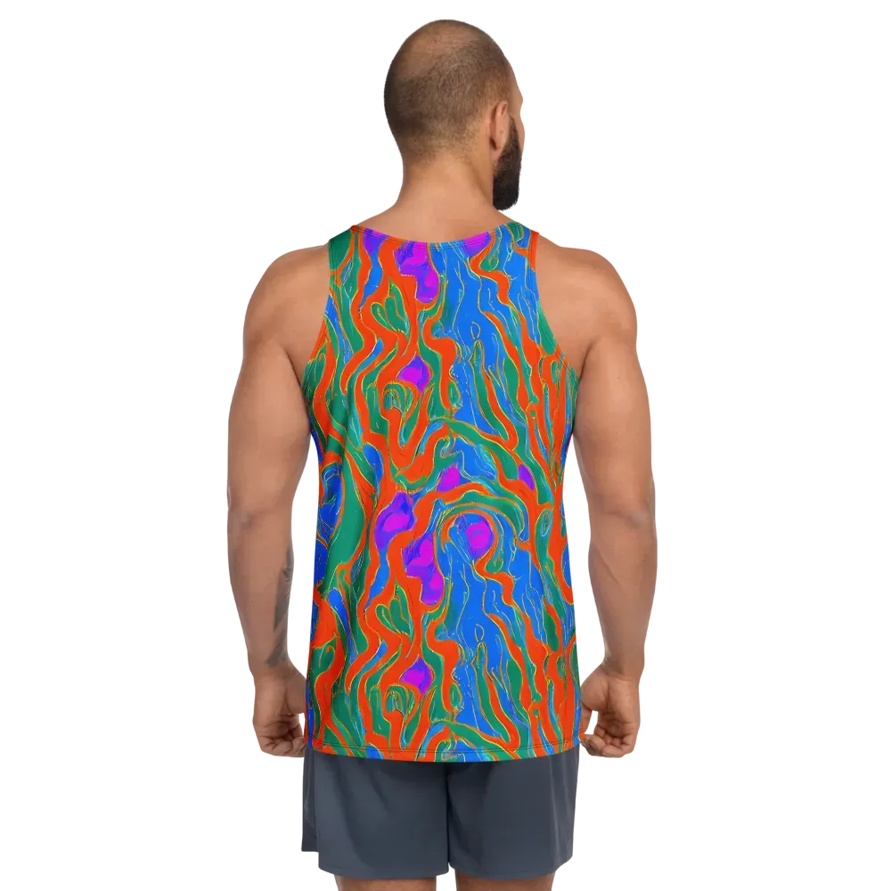 Childish Strokes on Men's Tank Top — Back