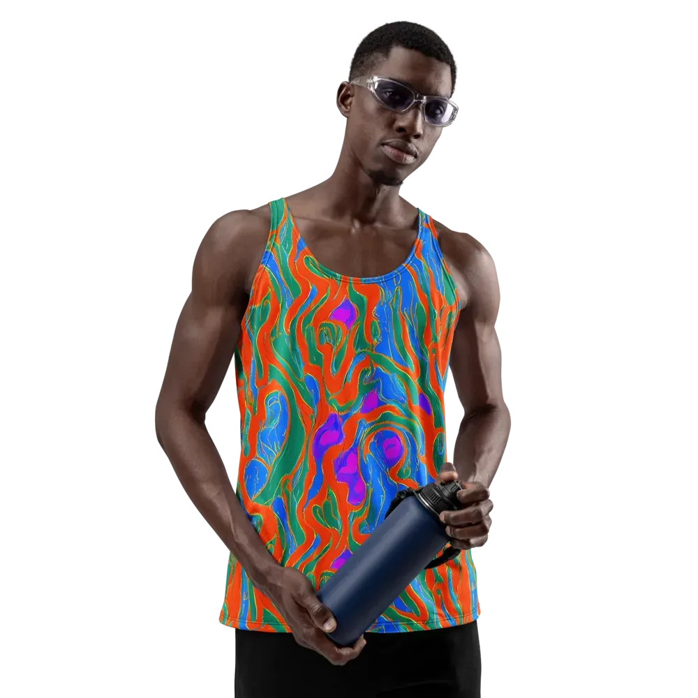 Childish Strokes on Men's Tank Top — Front