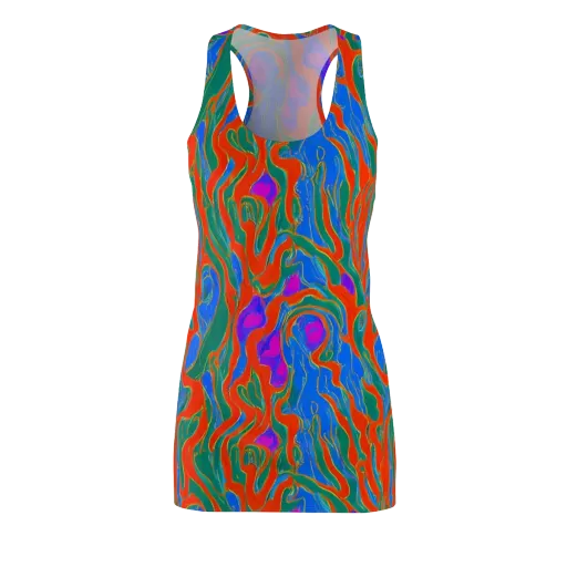 Childish Strokes on a Racerback Dress