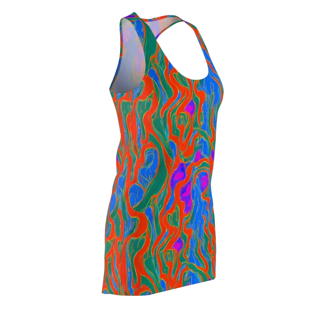 Childish Strokes on Racerback Dress — Front Side