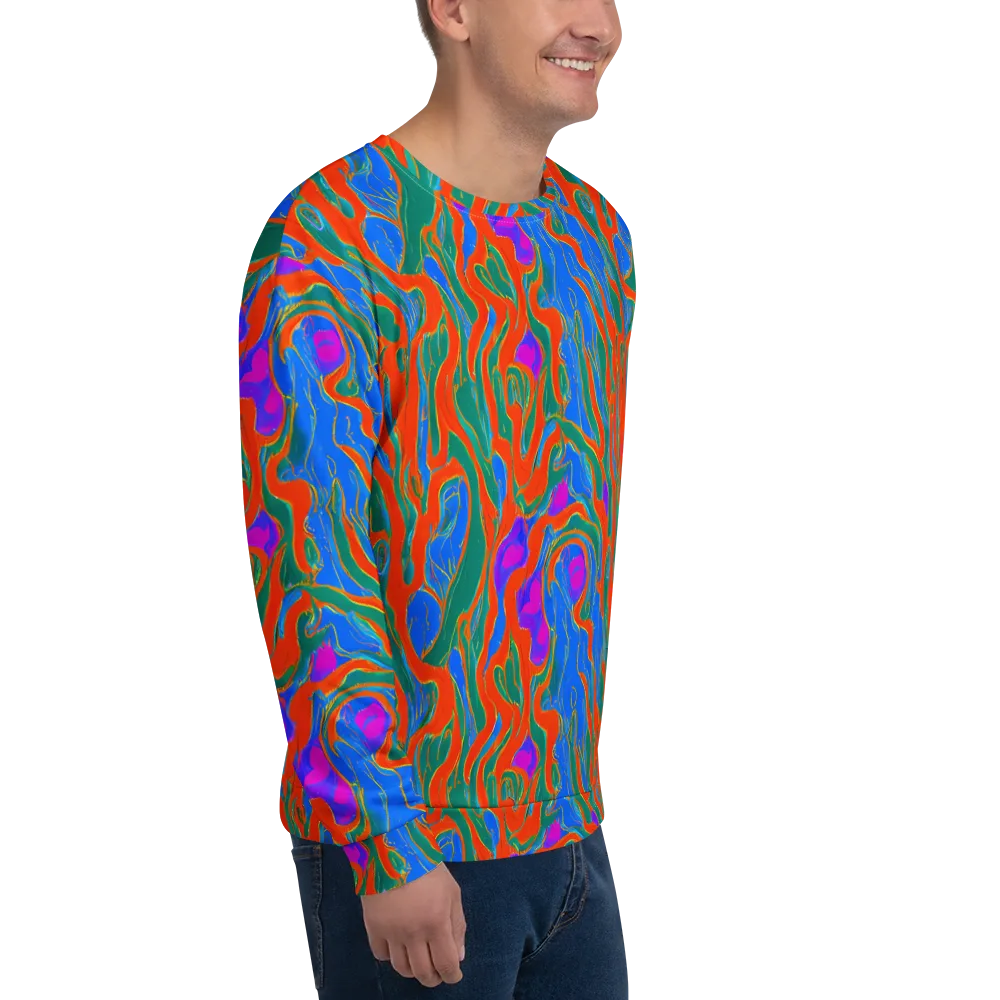Childish Strokes on Sweatshirt — Right Front