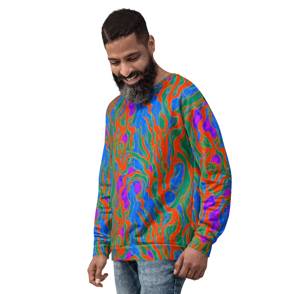 Childish Strokes on Sweatshirt — Left Front