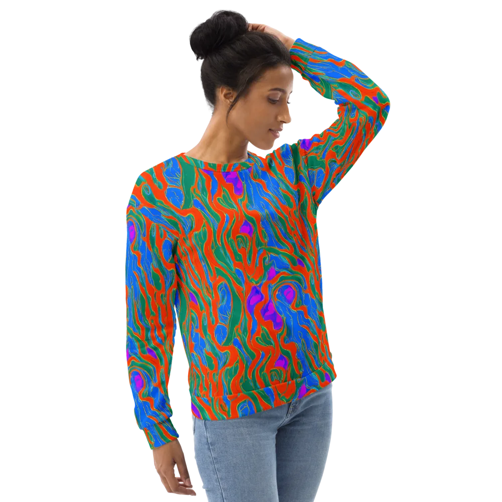 Childish Strokes on Sweatshirt — Right Front