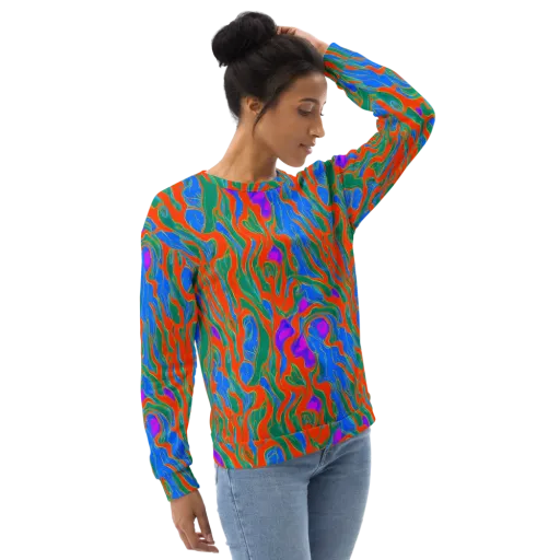 Childish Strokes on a Sweatshirt