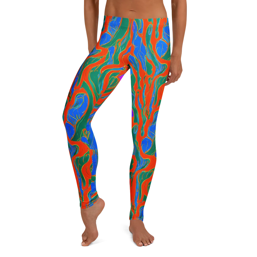 Childish Strokes on Leggings — Front