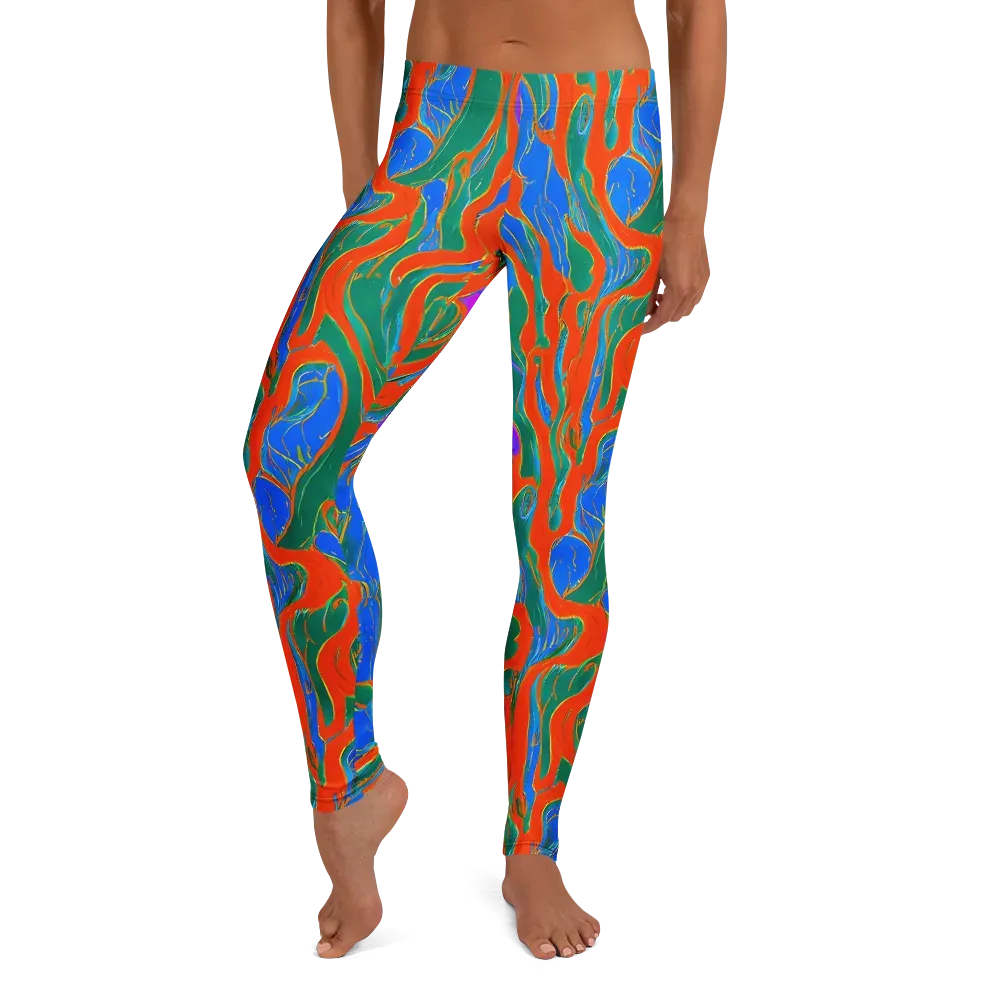 Childish Strokes on Leggings — Front