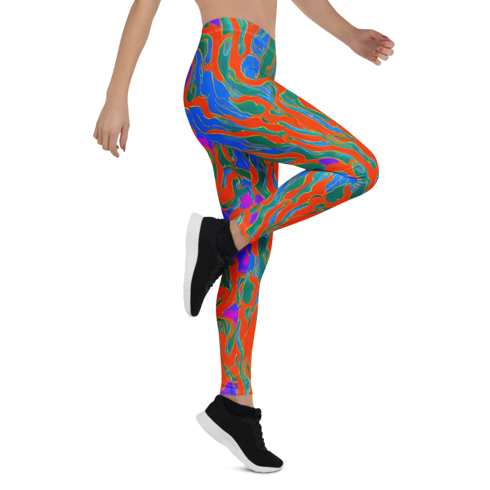 Childish Strokes on Leggings — Right