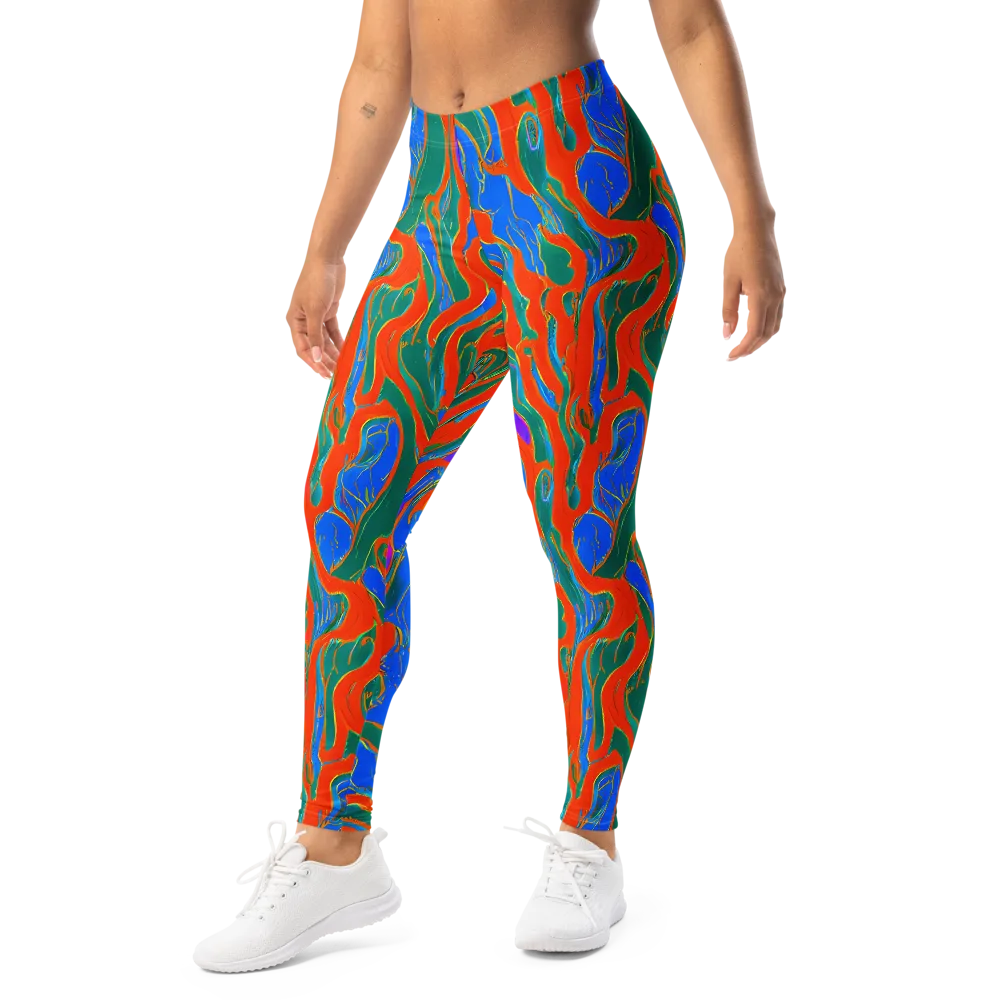 Childish Strokes on Leggings — Left Front