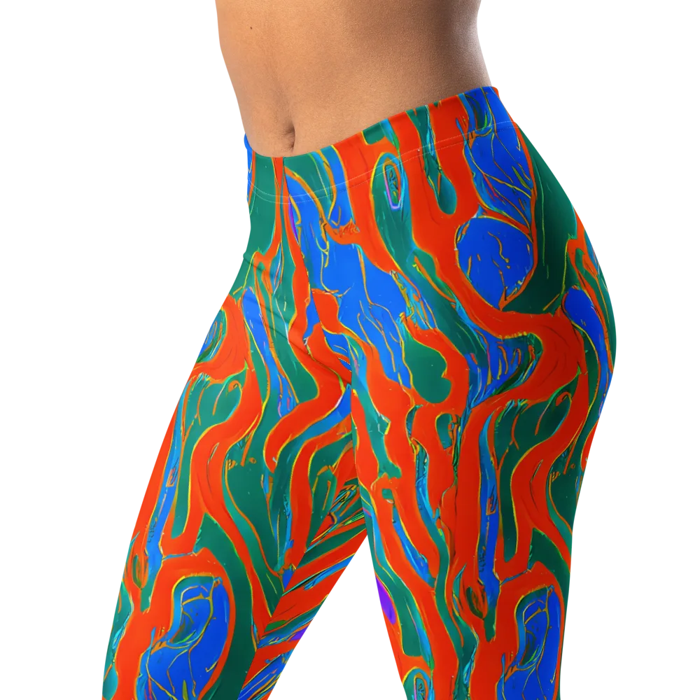 Childish Strokes on Leggings — Left Front