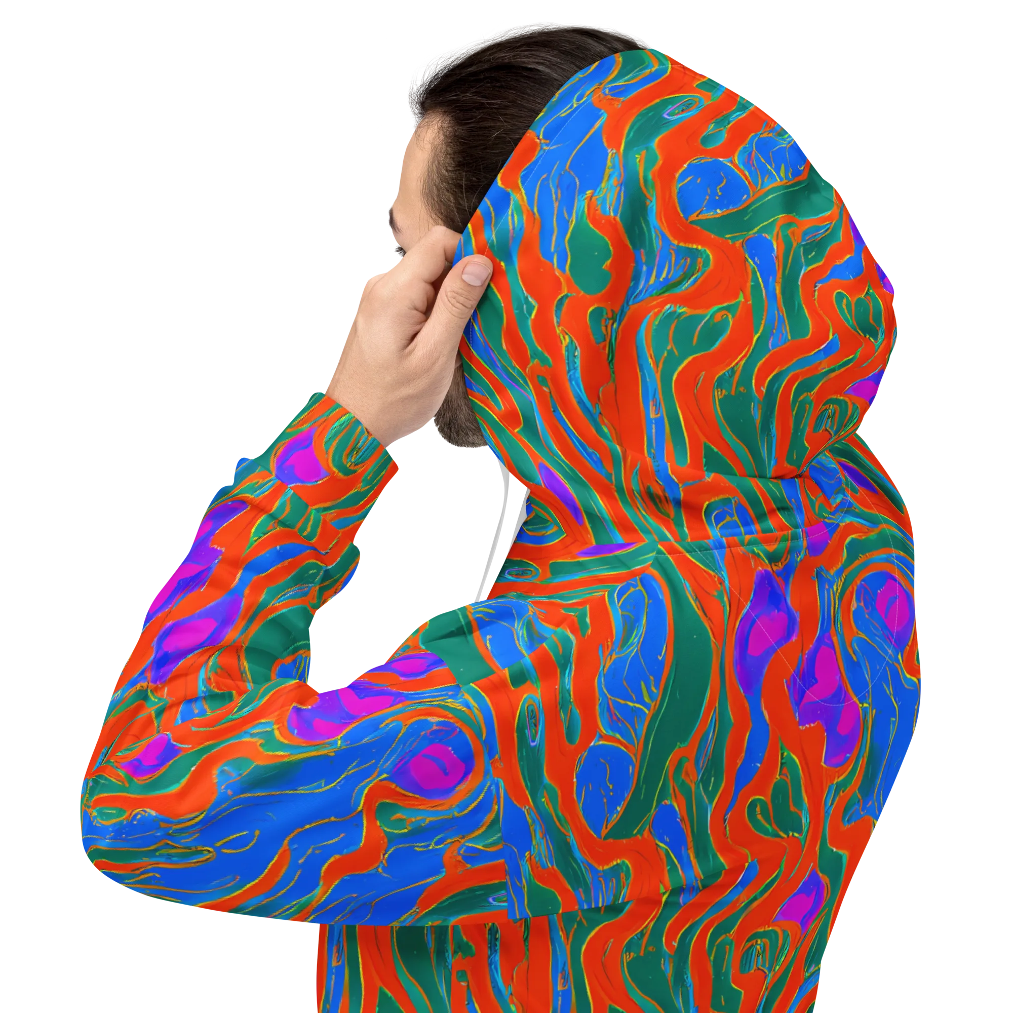 Childish Strokes on Hoodie — Back