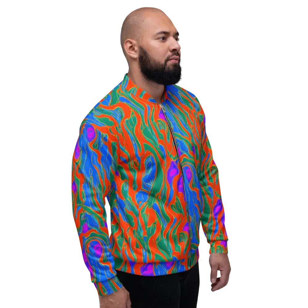Childish Strokes on Bomber Jacket — Right