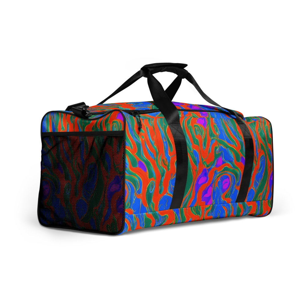Childish Strokes on Duffle Bag — Right Front