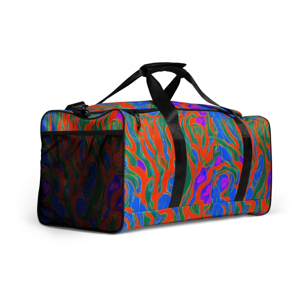 Childish Strokes on Duffle Bag — Right Front