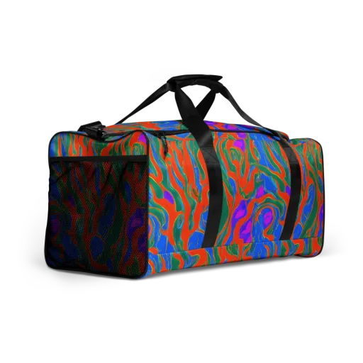 Childish Strokes on a Duffle Bag