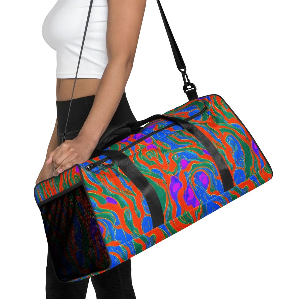 Childish Strokes on Duffle Bag — Front