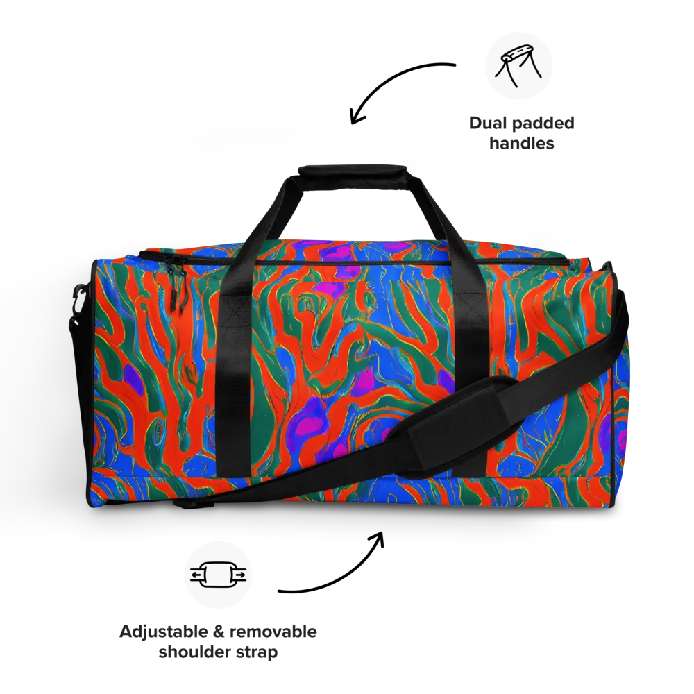 Childish Strokes on Duffle Bag — Front