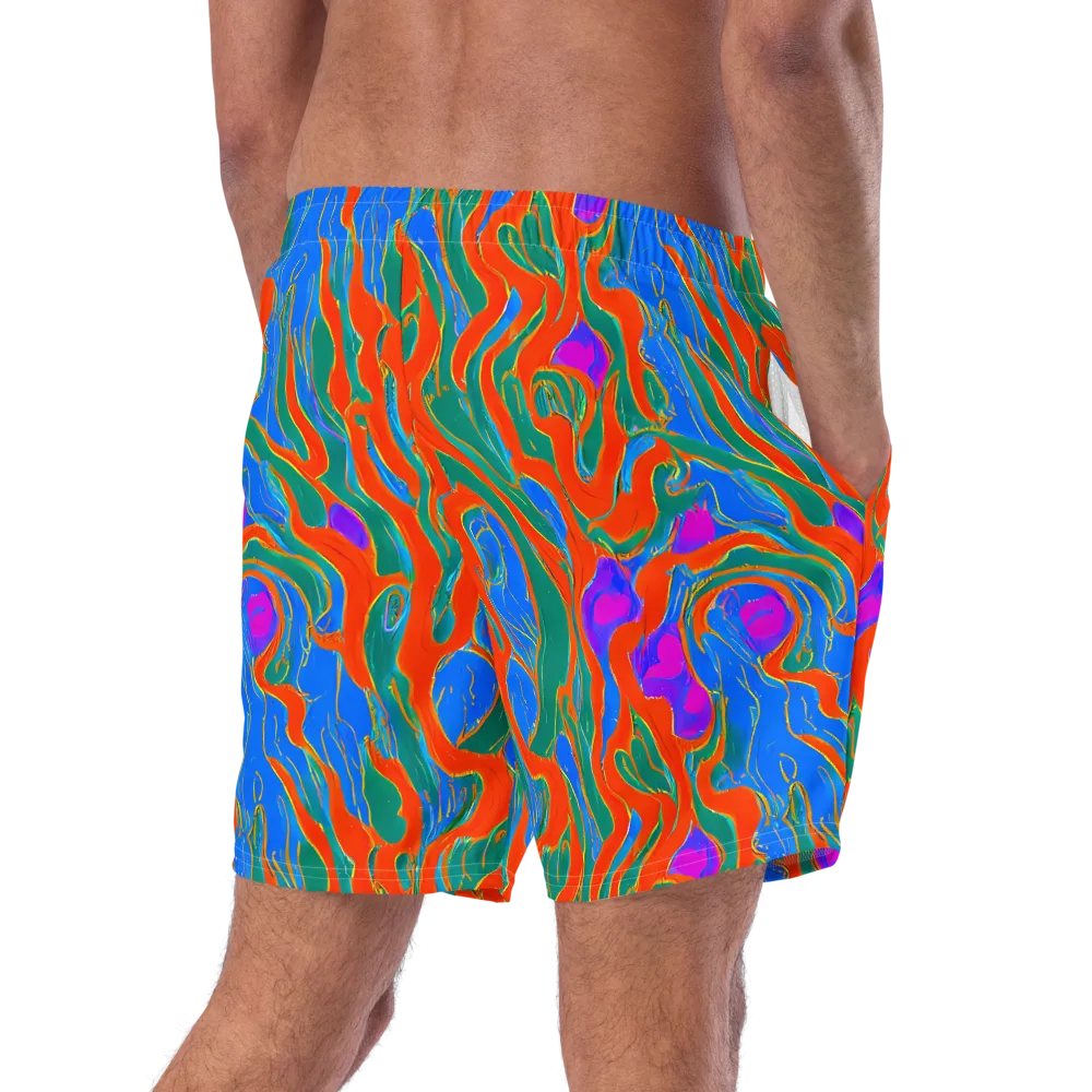 Childish Strokes on Swim Trunks — Right Back