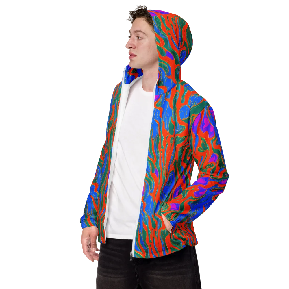 Childish Strokes on Men's Windbreaker — Left Front