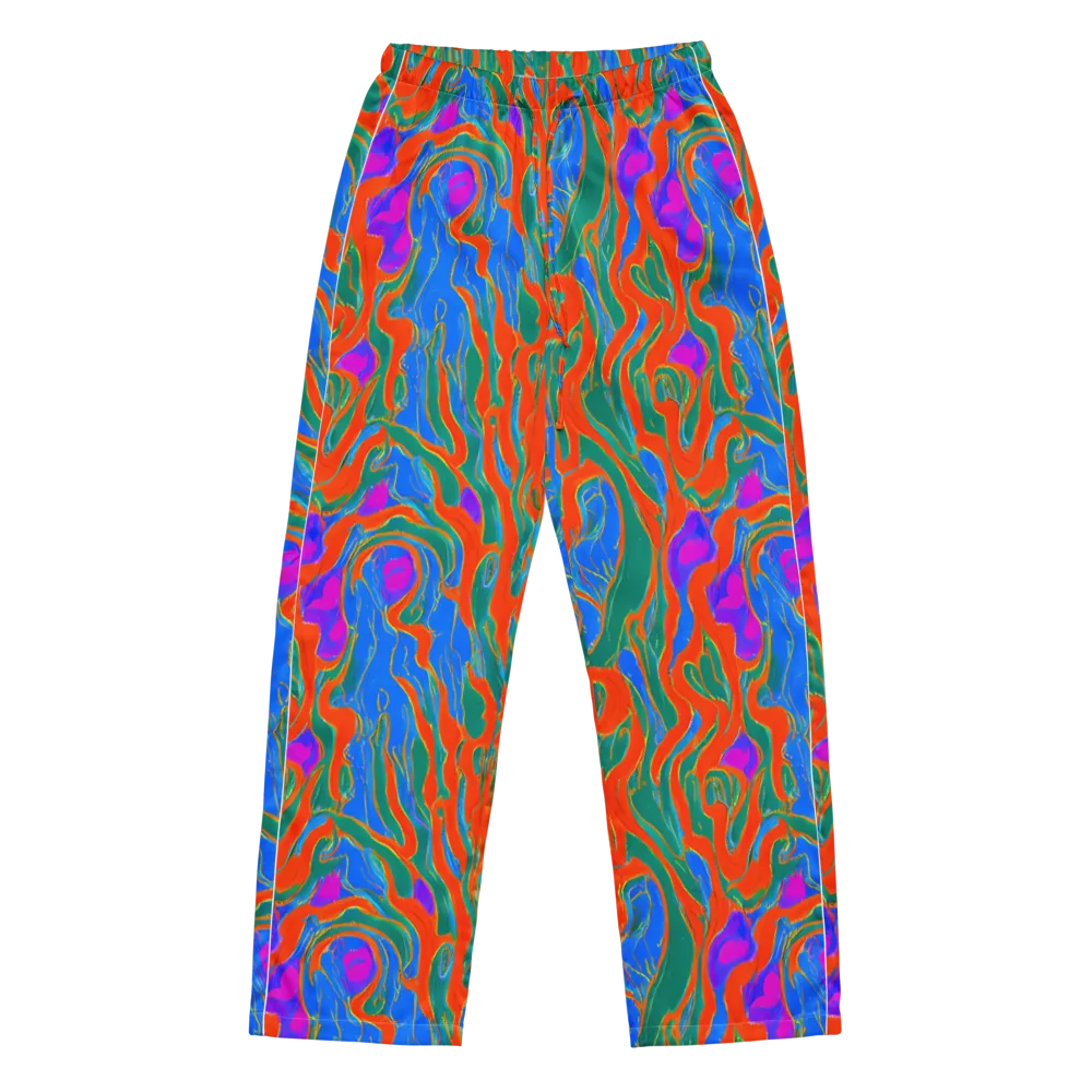 Childish Strokes on Women's Pajama Pants — Front