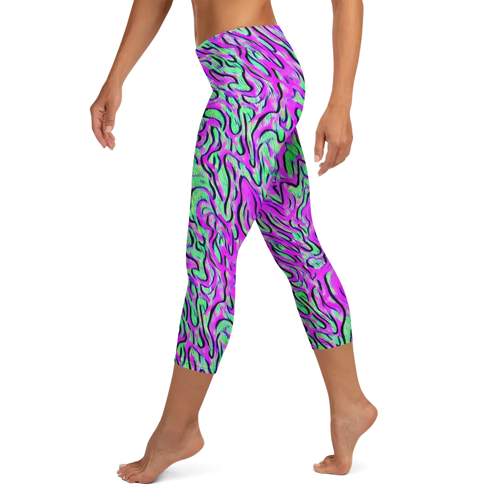 Vito's Pulse on Capri Leggings — Left
