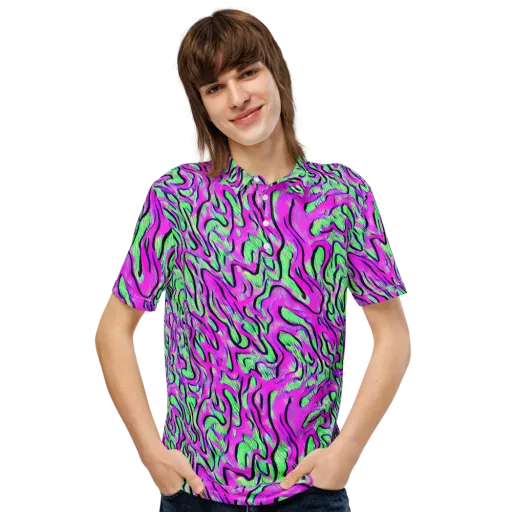 Vito's Pulse on a Men's Slim Fit Polo Shirt