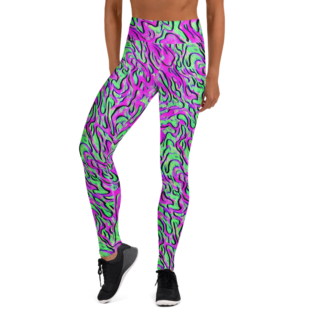 Vito's Pulse on Yoga Leggings — Front