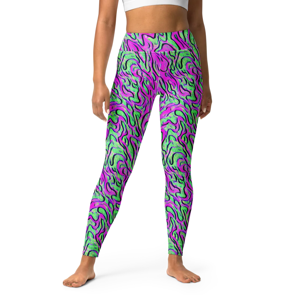 Vito's Pulse on Yoga Leggings — Front