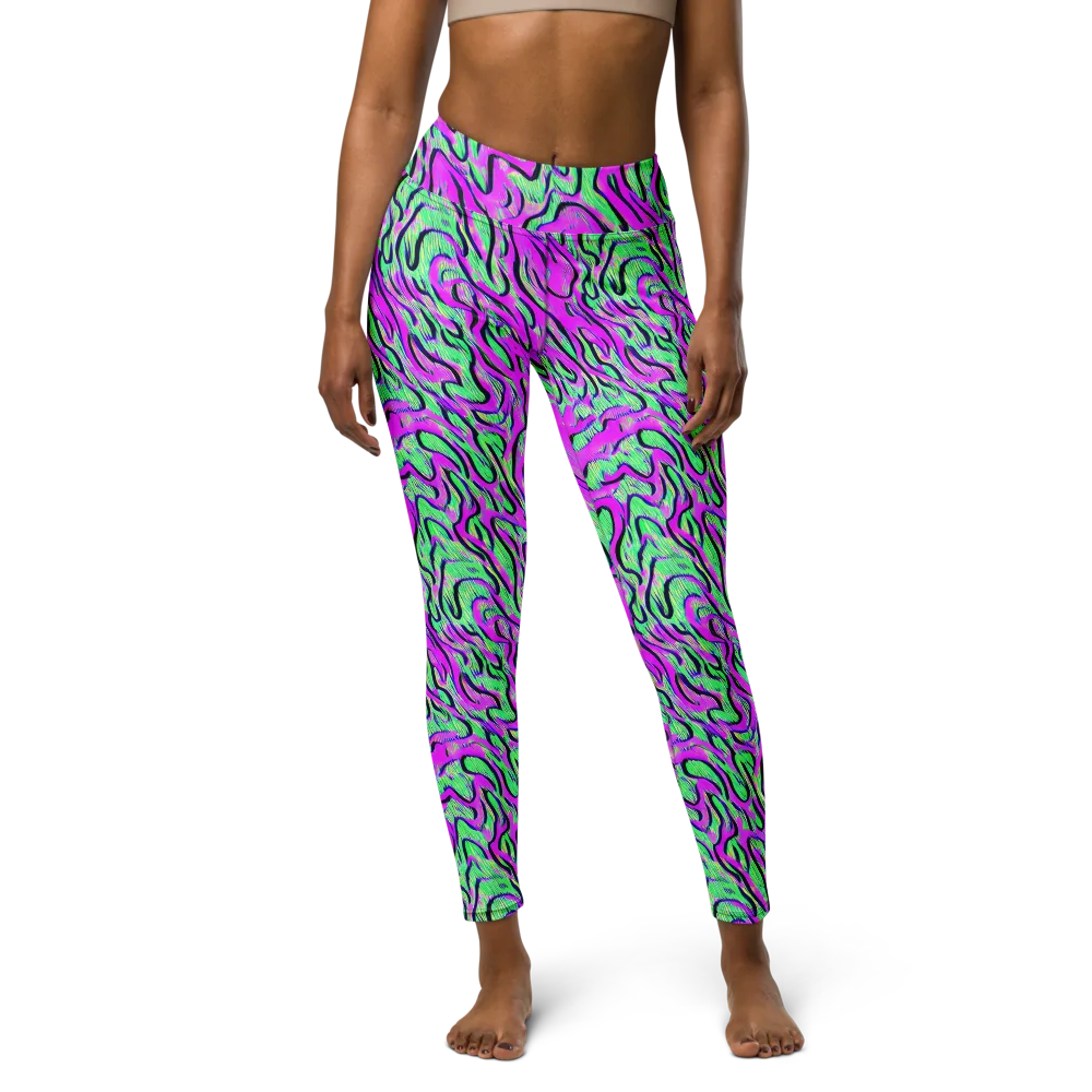 Vito's Pulse on Yoga Leggings — Front