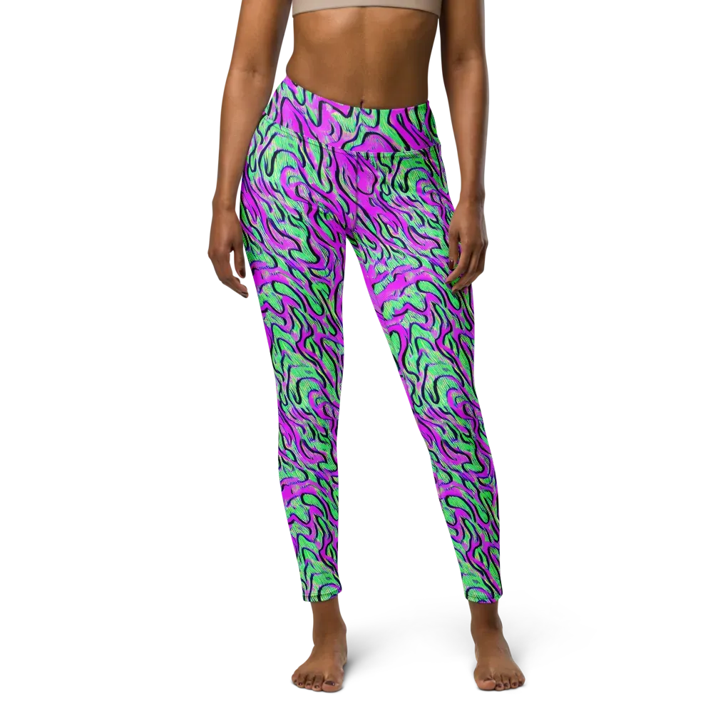 Vito's Pulse on Yoga Leggings — Front