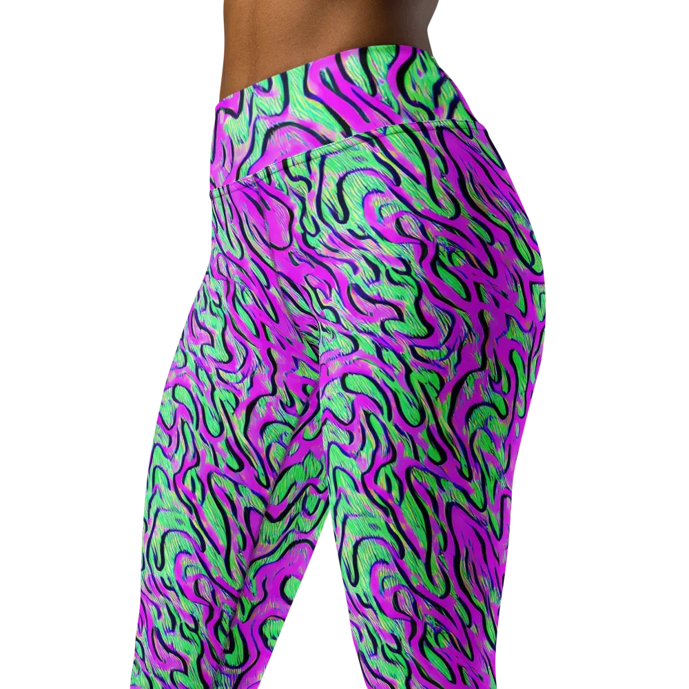 Vito's Pulse on Yoga Leggings — Left Front