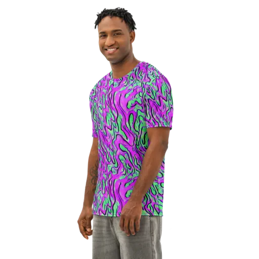 Vito's Pulse on a Men's Cotton Crew Neck T-Shirt