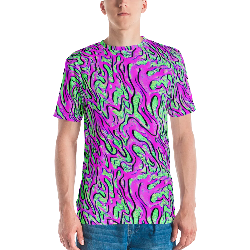 Vito's Pulse on Men's Crew Neck T-Shirt — Front