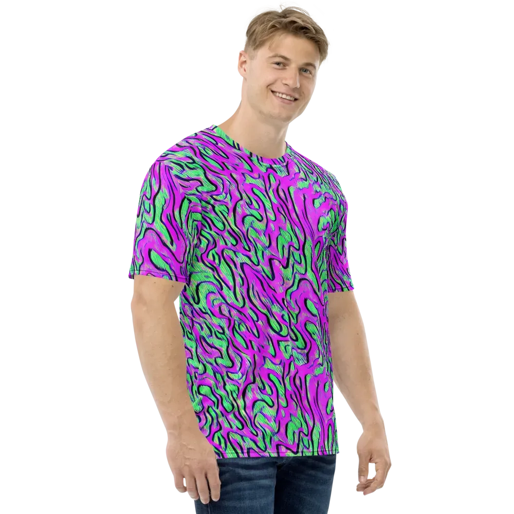 Vito's Pulse on Men's Crew Neck T-Shirt — Right